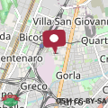 Map appartamento vicino metro Precotto ristrutturato