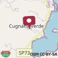 Map Appartamento vista mare Residence Cugnana Verde