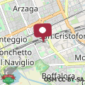 Mapa Appartamento zona Naviglio