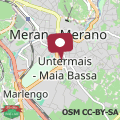 Mapa Appartement Piave, Meran Zentrum, mit Garage