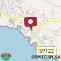 Map Apulia Beach