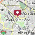 Map Arco della Pace Charming Apartment