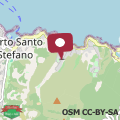 Map Argentario bed and beach