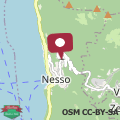 Map Art Vista Lake Como