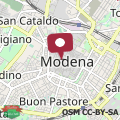 Mapa AsapRoom-Modena Centro