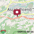 Mapa Ascoli Bonjour b&b & Apartments Parcheggio Privato & Giardino