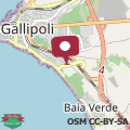 Mapa ATTICO BLUMARE FRONTE MARE Gallipoli