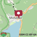 Mapa Attico con vista sul lago e montagne a Molveno