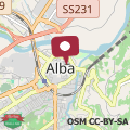 Mappa Attico Gemma, terrazza panoramica nel centro storico di Alba