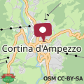 Map Attico Grand View - Cortina Centro - Parcheggio privato