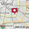 Map Attico Milano Porta Romana vista Duomo