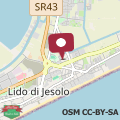 Map Attico Sole a Jesolo con terrazza panoramica