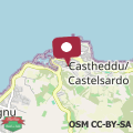 Map Attico vista mare a Castelsardo con terrazzo panoramico
