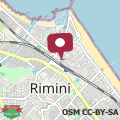 Map Attico Vista Mare con Terrazza Privata Centro Rimini