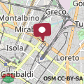 Map Audrey Flat - Stazione Milano Centrale