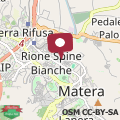 Map Auralia 10 Min from the Sassi of Matera