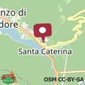 Map Auronzo di Cadore Lake view and Tre Cime di Lavaredo