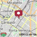 Mapa AV Hotel Milano