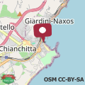 Map Awesome Apartment In Giardini Naxos With Wifi