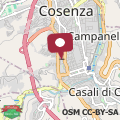 Mappa B&B ANNUNZIATA-Vicino all' Ospedale Civile dell'Annunziata e alla Clinica Scarnati, a due passi dall'Ospedale Mariano Santo,Siamo nel centro di Cosenza con facilita' di parcheggio e servizi vari