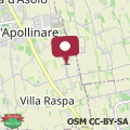 Mappa B&B Ca' Cinel Asolo