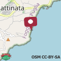 Mappa B&B direttamente sul mare da Antonino