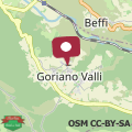 Mapa B&B Goriano Valli