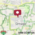 Karte B&B HOTELS Hotel Prestige Ornago