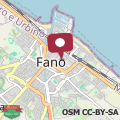 Mappa B&B La Casa di Fano