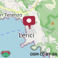 Mapa B&B Lerici Al Mare