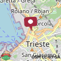 Mapa B&B Porto Vecchio ROOMS - Stazione Centrale Trieste