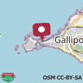 Mapa B&B Rivellino Gallipoli