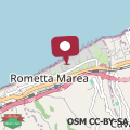 Mapa B&B Rometta Beach