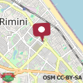 Mapa Backpackers Rimini Apartament- Il Lupo Affitta