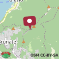 Mapa Baita Cao Como Lake