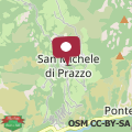 Mapa Baita Lou refuge dal cervou