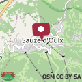 Mapa BAITA LOVELY AND CENTRAL SAUZE D'OULX