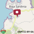 Map Baja Sardinia Apartment T