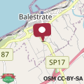 Map Balestrate holiday home 70 Mq