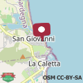 Map Beach Villa in San Giovanni