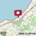 Map Beach villa La Genziana
