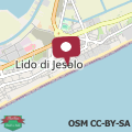 Map Beachfront apartment free park - Jesolo beach
