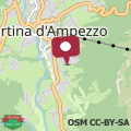 Map Beautiful 3 bedroom flat in Cortina d'Ampezzo