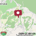 Map Beautiful Villa Lory on the hills of Lucca