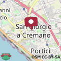 Mappa beb Da basso experience Napoli family and sea apartment