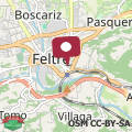 Mapa Bed & Bike Feltre