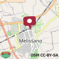 Mappa Bed and breakfast Notti in Salento