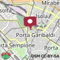 Map BePlace Apartments in Porta Garibaldi