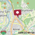 Map Bergamo's little flat