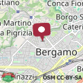 Mappa Bergamo tra alta e bassa: ST apartments